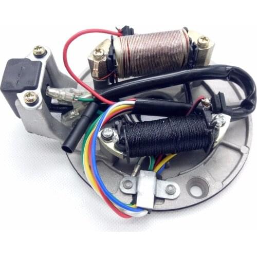 New Magneto Stator Plate 70cc 90cc 110cc 125cc Dirt Bike ATV Go Kart Chinese 2 Coil