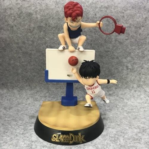 NEW hot 30cm SLAM DUNK Hanamichi Sakuragi Rukawa Kaede action figure collection toys Christmas gift no box