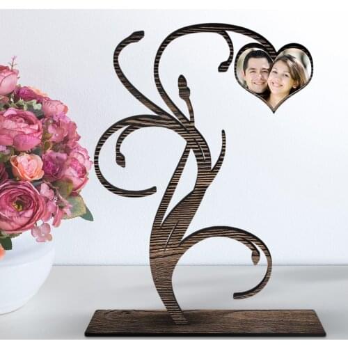 Personalized Custom Flower Filizi Illustrated Desktop Trinket-1