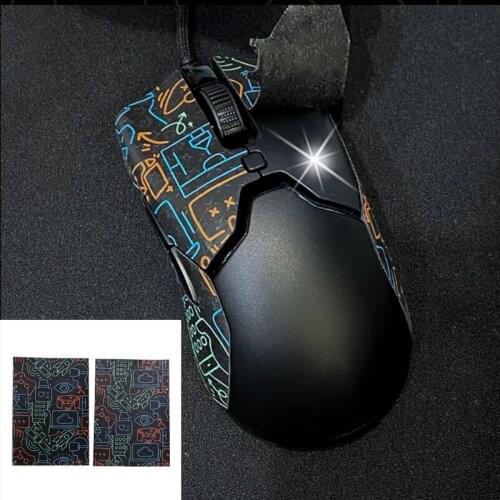 YYDS Gaming Mice Skins Grip Skates Tape Set Games Mouse Grip Tape DIY Mouse Side Stickers Sweat Resistant Anti-slip Pads