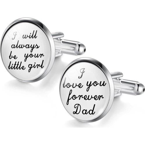 Wedding Cufflinks Custom White Black Background Men Cufflinks Best Man Gift Wedding Party Jewelry Silver Color Cufflinks