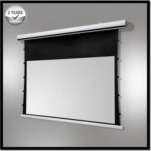 T2VBCA Premium Tab-Tension AcousticPro,4:3 VideoFormat 4K/8KUltra HD Electric Sound Transparent Perforated Woven ProjectorScreen