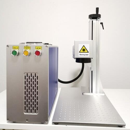 Split type fiber laser marking machine for auto parts engraving