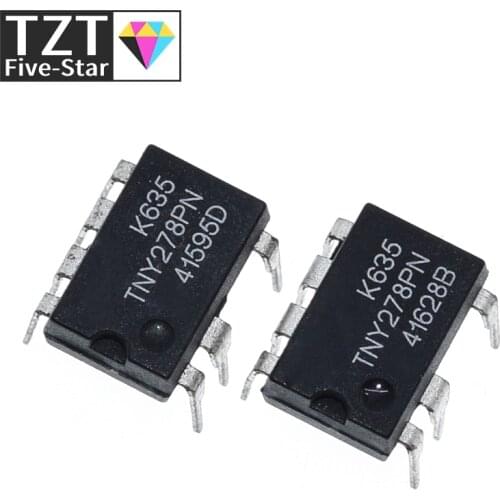 10PCS TNY278PN DIP7 TNY278P DIP TNY278 DIP-7 278PN new and original IC