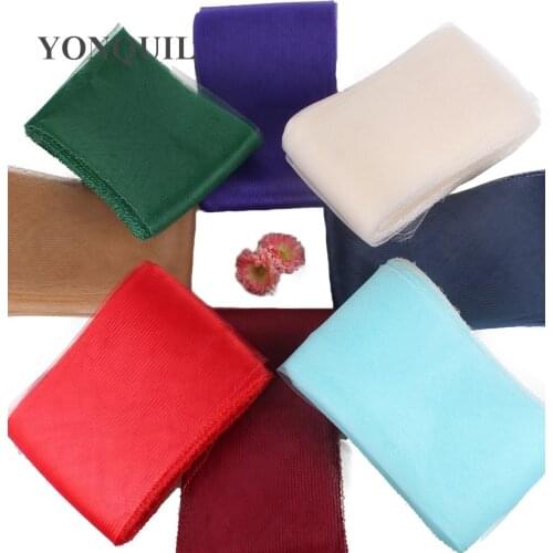 6 Colors 6.3'' /16CM Crinoline / Horsehair Material Made Headwear/ Hair Accessories/ Fascinators Craft ,100Yards/Lot