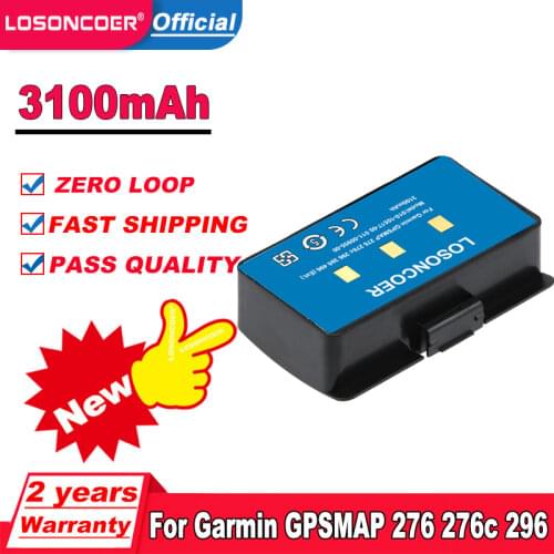 3100mAh GPS Battery 010-10517-00 011-00955-00 For Garmin GPSMAP 276 378 478 495 276c 296 396 376 378 376C 496 (Ext.) GPSMAP478