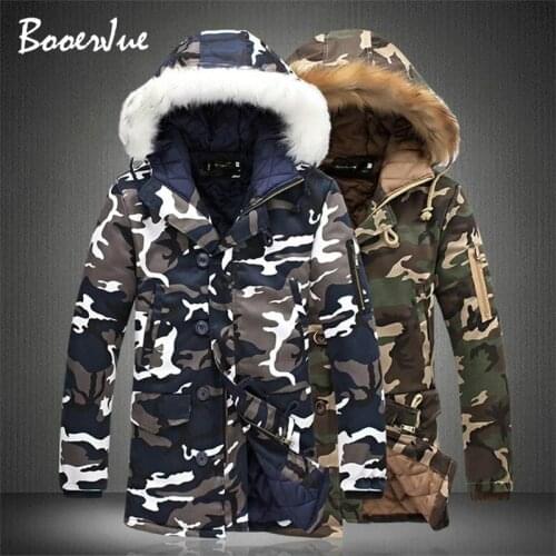 BOOERJUE Mens Camouflage Jackets