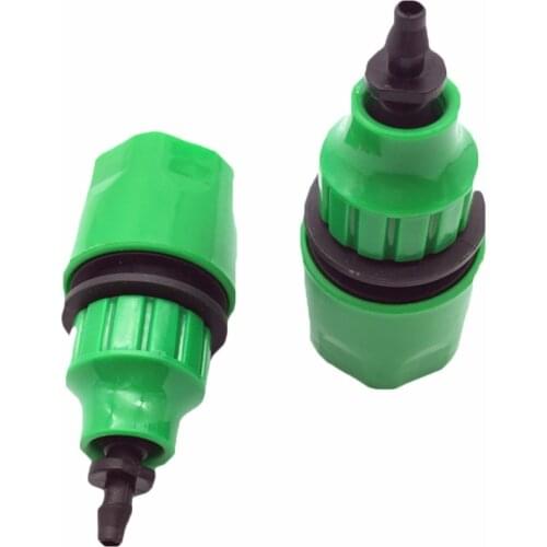 50 Pcs 1/2'Garden Hose Quick Coupling Connector Assembly With 1/4'Barbed Connector Garden Irrigation Drip Irrigation Watering