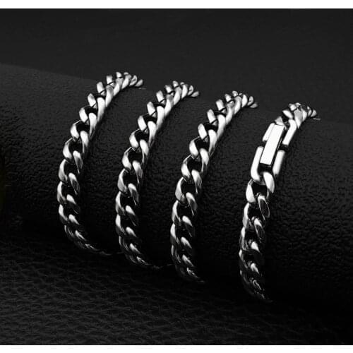 Fashion stainless steel grinding chain men and women necklace with chain wild item decoration grinding chain hot sale