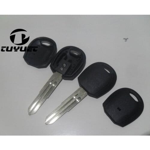 Blank Replacement Key Case For Kia Cerato Sportage Transponder Key Shell Left Blade Can Install TPX&Carbon Chip)