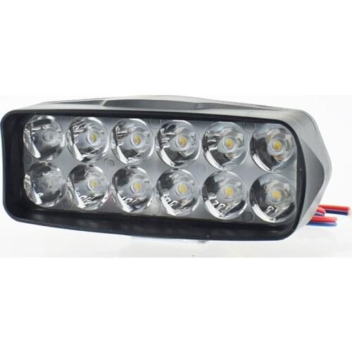 Motorcycle headlights LED 18W 12V super bright spotlights Scooter auxiliary lamp Moto Fog spot lights 1800LM Motorbike headlamp