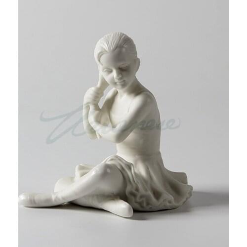 Veroni Ceramic Decoration Reduction Burning Simple Modern Ballet Girls Birthday Gifts s Hot Sequence Killroom Art Statue