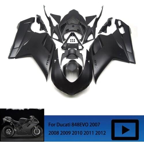 Motorcycle fairing kit suitable for Ducati 848 evo 1098 1198 high quality new ABS 2007 2008 2009 2010 2011 2012