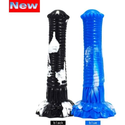 Soft Long Animal Dildo For Anal Huge Horse Dildo Penis with Suction Cup Dick Sex Toys for Women Adult Masturbator Clit Stimulate