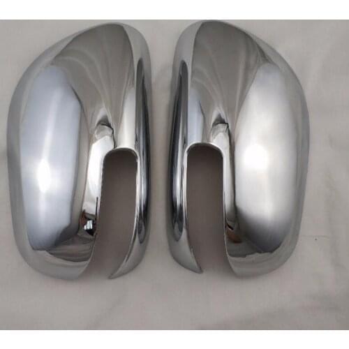 2pcs ABS Chrome Door Side Rearview Mirror Cover Trim For TOYOTA Fielder 2009 COROLLA 2011 Accessories Car Styling