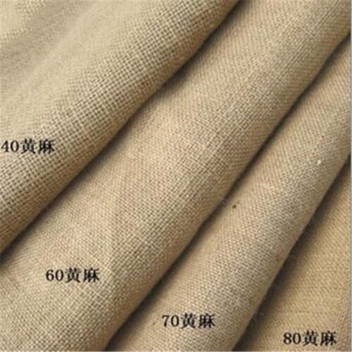 150-160cm width Natural Hemp Fabric linen Jute Fabric Cloth Garments Window Desk Crafts carpet foot cloth G1509