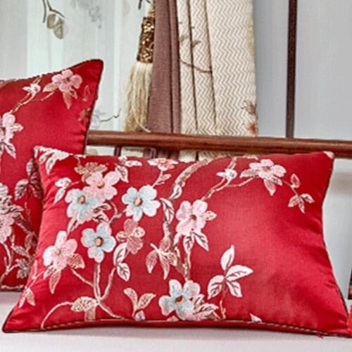 45*45cm Chinese Style Printed Pillow Cover Home Sofa Decorative Pillowcase Bedroom Cushion Cover Decorations