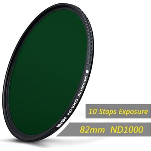 NiSi 77mm ND1000 Ultra Thin Neutral Density Filter 10 Stop for Digital SLR Camera ND 1000 77 82 30 67 72 58 mm Slim Lens Filters