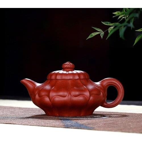 Wholesale Yixing Purple Sand Pot Raw Mine Dahongpao Muscle Bag 200cc Quality Teapot and Teaware Customization