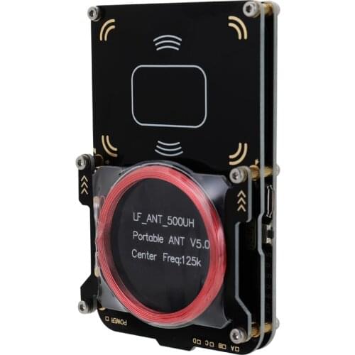 Proxmark3 NFC RFID Card Reader Copier Changeable Card MFOC Card Clone Crack Open Source Access Card Reader Black 512M Capacity