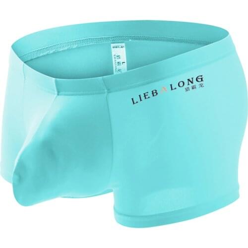 Sexy Underwear Underpants Briefs Mens Soft Knickers Seamless Comfort U Convex Design Smooth Big Bulge Pouch Shorts Ropa