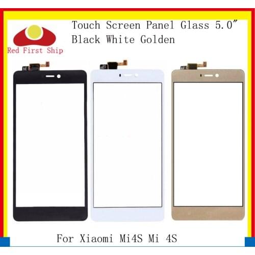 10Pcs/lot Touch Screen For Xiaomi Mi4S Mi 4S Touch Panel Digitizer Sensor Front LCD Glass Lens Mi 4S Touchscreen Replacement