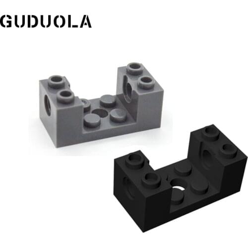 Guduola Special Brick 2x4x1 with 2x2 Cutout and Holes (18975 / 26447) MOC Building Block Small Particle Parts 20pcs/LOT