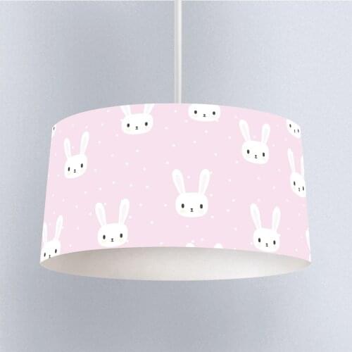 Lamp For Kids Bedrooms Light Chandelier for Living Room Childrens Room Pink Rabbits Model 200
