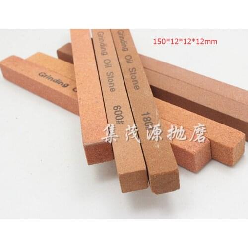 150*12*12mm square WA white corundum pink color whetstone Sharpening Sander Stone 120-1200