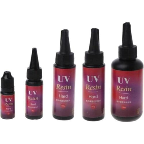 Hard UV Low Odor Resin Glue Crystal Handmade DIY Transparent Solar Cure Sunlight Activated Resin for Resin Mold Casting Coating