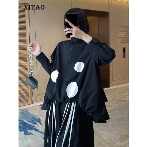 Блузки в горошек XITAO China At AliExpress