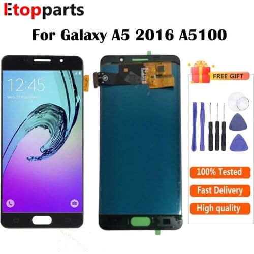 LCD For Samsung Galaxy A5 2016 Disply A510F A510M A510FD A5100 LCD Display With Touch Screen Digitizer Assembly Free Shipping