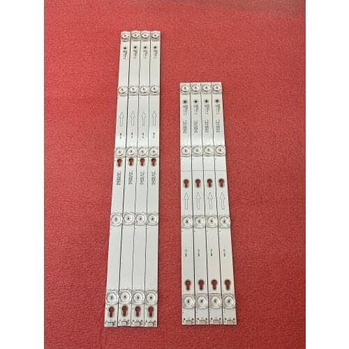 10set=80pcs LED Backlight strip for Toshiba 49L2600 L49S4900fs 49U7800 49P2US 49L2900 49D2900 49S405 49S403 TOT_49_D2900