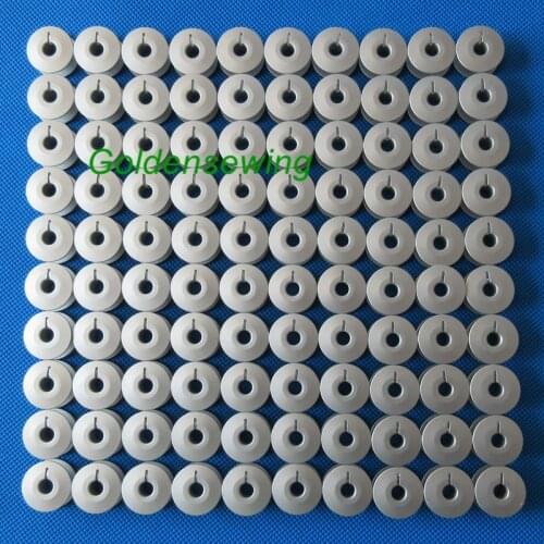100 ALUMINUM BOBBINS #10079 for PFAFF 141,142,145,146,175,240,341,353,441,451