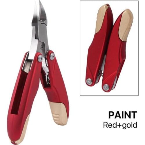 20Pcs/Lot Folding Eagle Nose Pliers Nail Clippers Pedicure Forceps Cuticle Nipper Dead Skin Scissors Manicure Tools HA2196