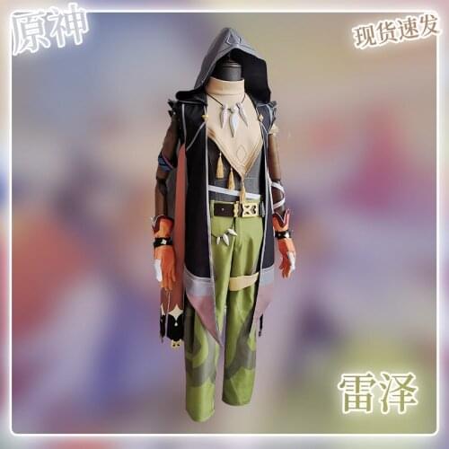 2021 Hot Game Genshin Impact Razor Cosplay Costumes Halloween Carnival Cosplay Party Props Accessories Game Fans Gift