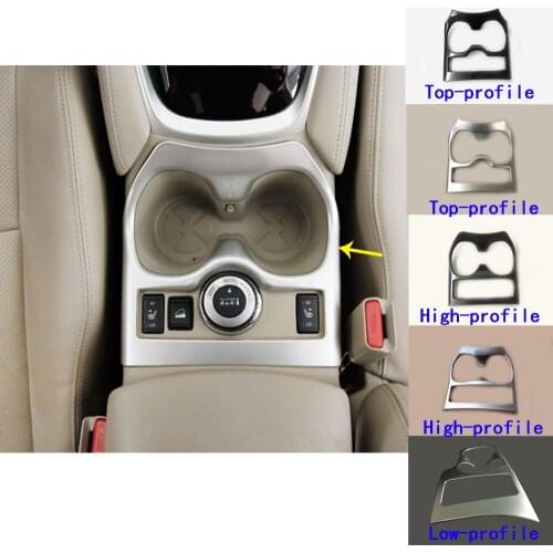 Car Detector Trim Frame Styling Center Console Cup Holder Gear Armrest Box For Nissan X-Trail XTrail T32/Rogue 2014 2015 2016