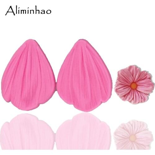 B0681 Chrysanthemum Flower Petals Shape for DIY Cake Silicone mold chocolate fondant cake decorating tools Resin Clay Mould