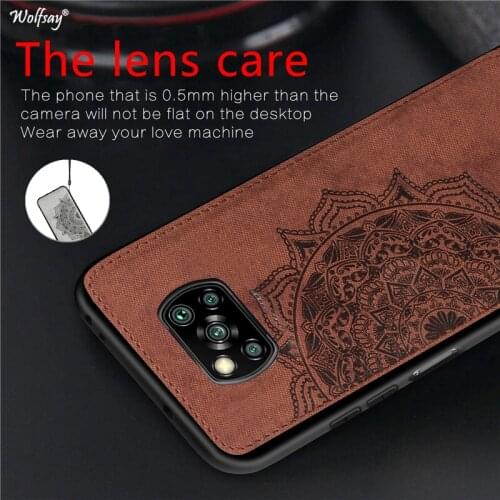 For Xiaomi Poco X3 Pro Case Silicone 3D Pattern Cloth Protective Case For Xiaomi Poco X3 Pro Cover For Xiaomi Poco X3 Pro
