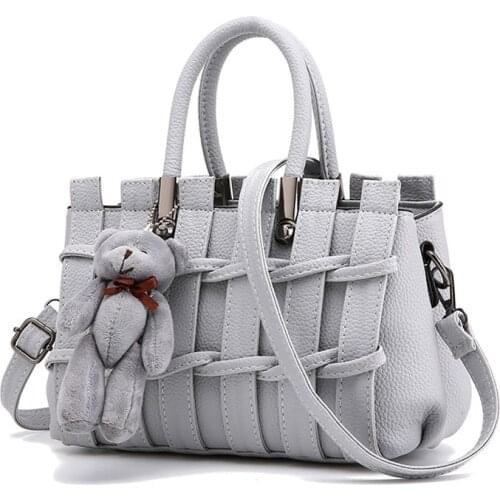 MONNET CAUTHY Summer New Ladies Handbags Sweet Fashion Woven Zipper Totes Solid Color Black White Grey Practical Crossbody Bags