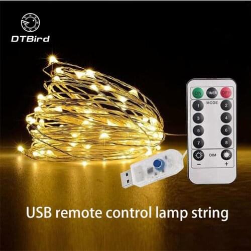 DTBird LED String Lights With Transparent Wire