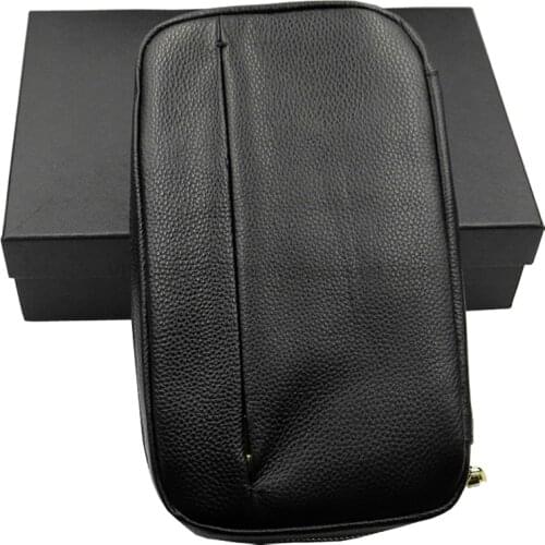 COHIBA Gadgets Leather Travel Cigar Case Portable Puros Humidor Bag Cigar Box Fit 4 COHIBA Cuban Cigars With Gift Box