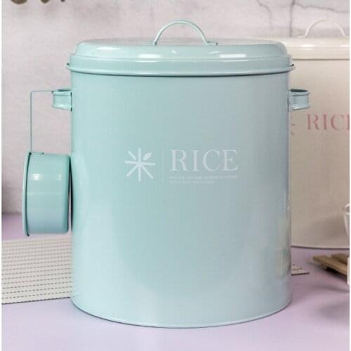 10KG Rice Storage Box for Home Kitchen Organizer Flour Rice Powder Container Large Capacity Grain Cereal Dispenser Food Bucket