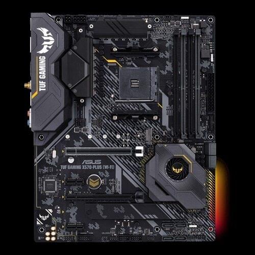 ASUS motherboard TUF GAMING X570-PLUS (WI-FI) AMD AM4 X570 ATX gaming agent motherboard supports PCIe 4.0, dual M.2, Wi-Fi, 12+2