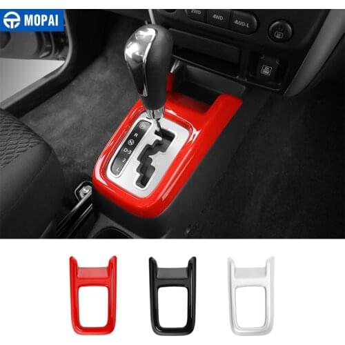 MOPAI Car Stickers for Suzuki jimny 2007 Up Car Gear Shift Transfer Panel Decoration Cover for Suzuki jimny Car Accessories