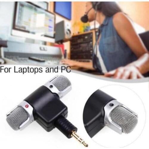 New Mini Stereo Microphone Digital Mic 3.5mm Interface Mini Jack for PC Laptop Notebook Mobile Phone