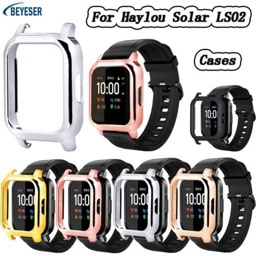 New Style Hot Smart Watch Colorful Protective Shell Protection Cover Plastic Bumper Protective Case For Xiaomi Haylou Solar LS02