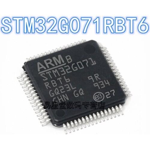 1PCS 100% new original authentic STM32G071RBT6 QFP-64 32G071RBT6 QFP64 32-bit microcontroller chip