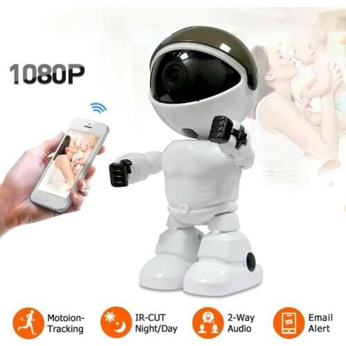 1080P Robot IP Camera Security Camera 360 ° WiFi Wireless 2MP CCTV Camera Smart Home Video Surveillance P2P Hidden Baby Monitor