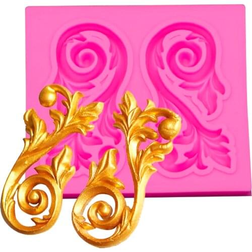 Les Shape 3D fondant cake silicone mold for polymer clay molds kitchen chocolate pastry candy making decoration tools F1068